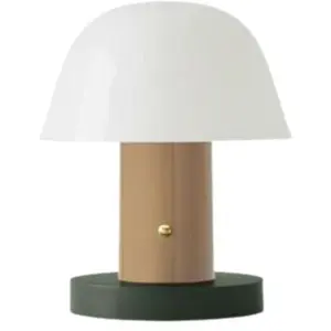 Comparateur de prix : & Tradition SETAGO-Lampe sans fil LED rechargeable avec variateur H22cm Beige