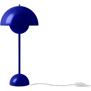 Comparateur de prix : & Tradition - Lampe à poser Flowerpot VP3, Verner Panton, 1969 Bleu taille unique