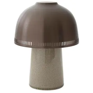 &Tradition Lampe de table sur batterie Raku SH8 - blue green & brass andTRADITION pas cher