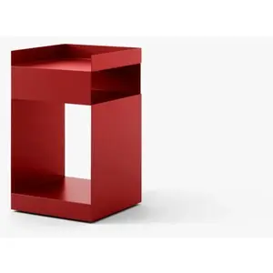 &Tradition Table d'appoint sur roulettes Rotate SC73 - merlot andTRADITION pas cher