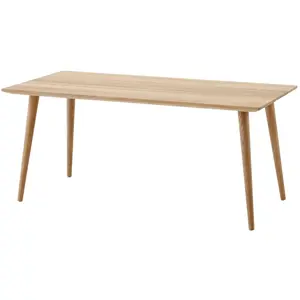 &tradition Table d'appoint rectangulaire en chêne massif huilé 110x50x... pas cher