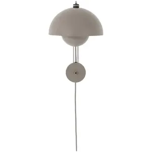 Applique murale avec prise gris Flowerpot VP8 - &traditionVendu parsmallable