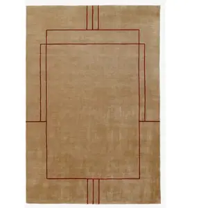 Tapis graphique 200x300 cm Aden Desert Beige Cruise AP12 - &tradition pas cher