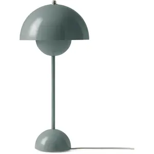 Comparateur de prix : &tradition - Lampe de table FlowerPot - Gris - Aluminium laqué - Designer Verner Panton