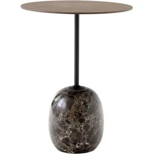 andTRADITION &tradition - Guéridon Lato - Bois naturel - Contreplaqué de noyer - Designer Luca Nichetto