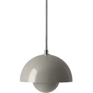 & Tradition - Suspension Flowerpot VP10, Verner Panton Gris taille unique pas cher