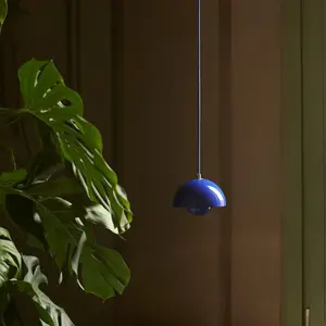 & Tradition - Suspension Flowerpot VP10, Verner Panton Bleu taille unique pas cher