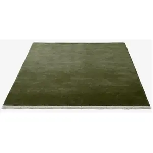 Tapis en laine bruyère rouge 170x240cm The Moor AP18 - &tradition pas cher