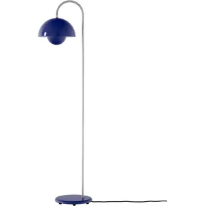 Comparateur de prix : &tradition - Lampadaire FlowerPot - Bleu - Acier - Designer Verner Panton