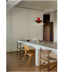 &tradition Suspension en aluminium filé et acier rouge bordeaux blanc 92cm Gio LN... pas cher