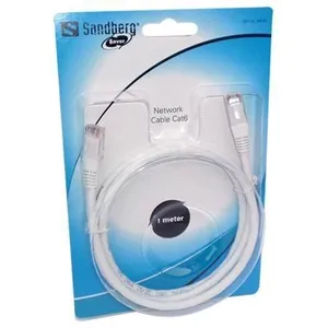 Utp Cat6 5m saver - 5 m - Cat6 - u/utp (utp) - RJ-45 - RJ-45 - Gris (306-96) - Sandberg pas cher