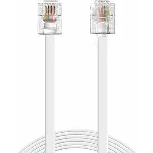 Comparateur de prix : Sandberg - RJ11-RJ11 - Câble téléphonique pour ligne fixe, 1.8 m, Couleur Blanc