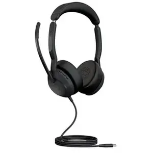 Comparateur de prix : Jabra Evolve 2 50 Casque stéréo USB-C pour bureau/centre d'appels noir