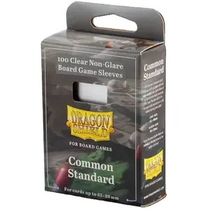 63x88mm - 100 Protège-cartes Standard Clear/Non-Glare - Dragon Shield