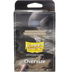 100 Protèges cartes Oversize 80x120mm - Board Game Dragon Shield