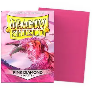 Arcane Tinmen Dragon Shield Sleeves Matte: Pink Diamond Sleeves (Box of 100), AT-11039