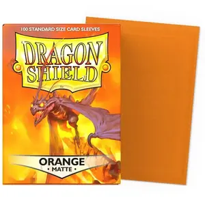 Arcane Tinmen ApS ART11013 Dragon Shield Sleeves Matte Orange Card Game