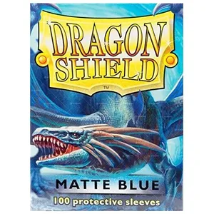 Asmodee Dragon Shield Standard manches - Bleu mat - version anglaise pas cher