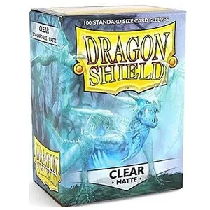 Comparateur de prix : 100 POCHETTES DE PROTECTION POUR CARTES A JOUER DE TAILLE STANDARD DRAGON SHIELD CLEAR MATTE