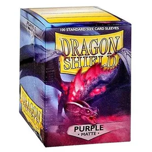 Dragon shield - AT-11009 - 11009 Matte Purple Standard Sleeves (100 Sleeves)