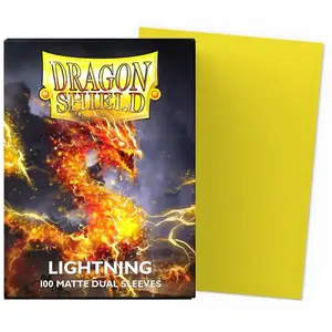 Arcane Tinmen Pochettes mates Dragon Shield, boîte de 100 (Ailia jaune)