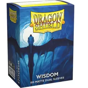 Arcane Tinmen Dragon Shield Standard Size Matte Dual Sleeves - Wisdom (100 Sleeves)
