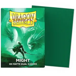 Asmodee Dragon Shield Standard Size Matte Dual Sleeves - Might (100 Sleeves) pas cher