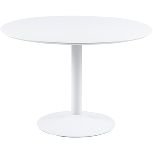 AC Design Furniture IBIZA Table de salle à manger Ø110 cm, blanc.