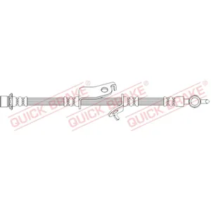 Comparateur de prix : Flexible de frein QUICK BRAKE 50.729, droite