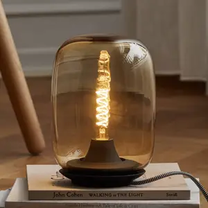 EVA Solo Lampe de table LED Acorn, ambre, verre, intensité variable pas cher