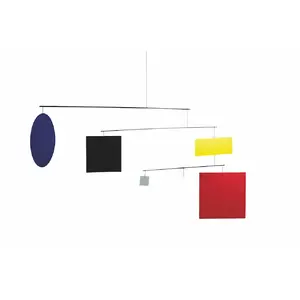 Comparateur de prix : Flensted Mobile décoratif Circle Square - Matériaux mixtes - Rouge - Pour enfant