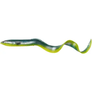 Comparateur de prix : Savage Gear Leurre en caoutchouc - 3D Real EEL - 15 cm - Vert - Paillettes
