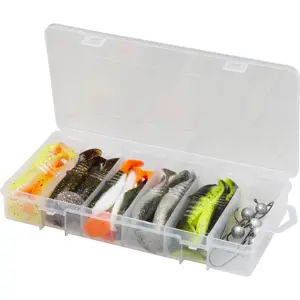 Comparateur de prix : Kit Leurres Souples Savage Gear Cannibal Shad : Long. -  8 & 10cm