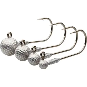 Tête plombée Madcat Golf Ball Jighead : Cdt - A l'unité, Poids - 60g, Taille ; - #12/0 pas cher