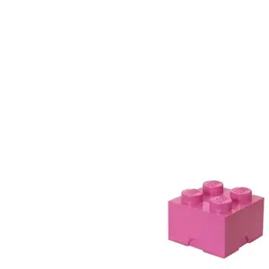 Comparateur de prix : LEGO pierre de rangement 4 plots 25 x 18 cm polypropylène rose
