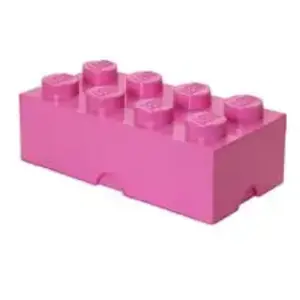 LEGO Brique de rangement - 40041739 - Empilable - Rose pas cher