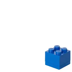 Comparateur de prix : LEGO mini pierre de rangement 4 plots 4,6 x 4,3 cm polypropylène bleu