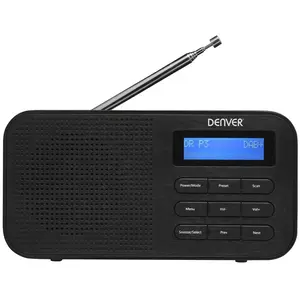 Comparateur de prix : Radio Portable - Denver - DAB-42 - DAB+ - FM - 1 W - Couleur Noir/Bleu
