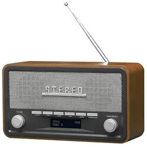 Comparateur de prix : Radio-réveil DENVER - Design rétro chic - Radio DAB+ et FM avec fonction RDS