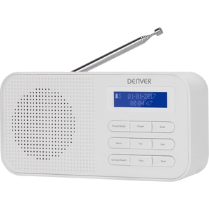 Comparateur de prix : Radio Portable - DENVER - DAB-42WHITE - Numérique - FM - Alarme et Réveil