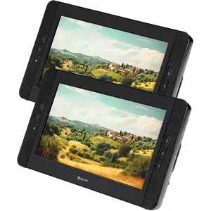 Lecteur DVD Portable - Denver - MTW-1098 - 10'' - Deux écrans - Télécommande Incluse pas cher
