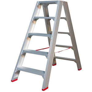 Little Jumbo 4741000205Échelle Double - Aluminium - 2 X 5 Marches - Ha... pas cher