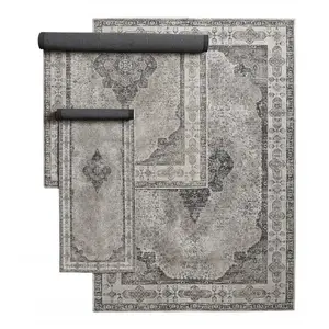 Nordal Tapis tissé Venus - gris 200x290
