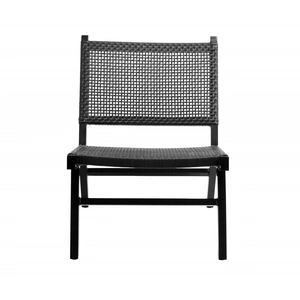 Nordal Chaise longue Vasai - noir pas cher