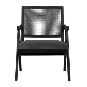 Nordal Chaise en osier - noir / grisVendu parliving-and-company
