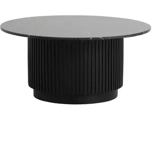 Comparateur de prix : Nordal Table basse Erie - noir Ø90cm