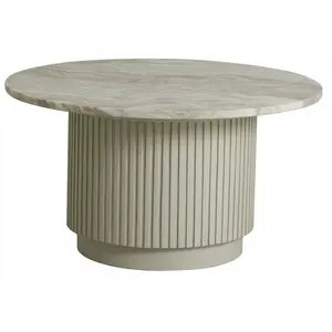 Comparateur de prix : Nordal Table basse Erie - blanc