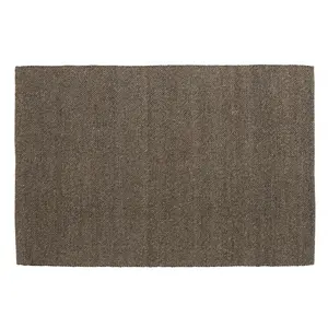 Nordal Tapis Fia laine - gris / marron 160x240cm pas cher