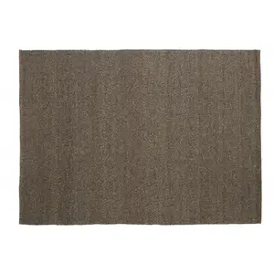 Comparateur de prix : Nordal Tapis Fia laine - gris / marron 200x290cm