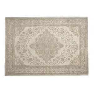 Nordal Tapis tissé perle - sable / beige 200x290cm pas cher